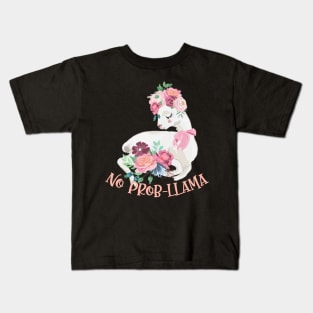 No Prob-Llama - Cute Alpaca Kids T-Shirt